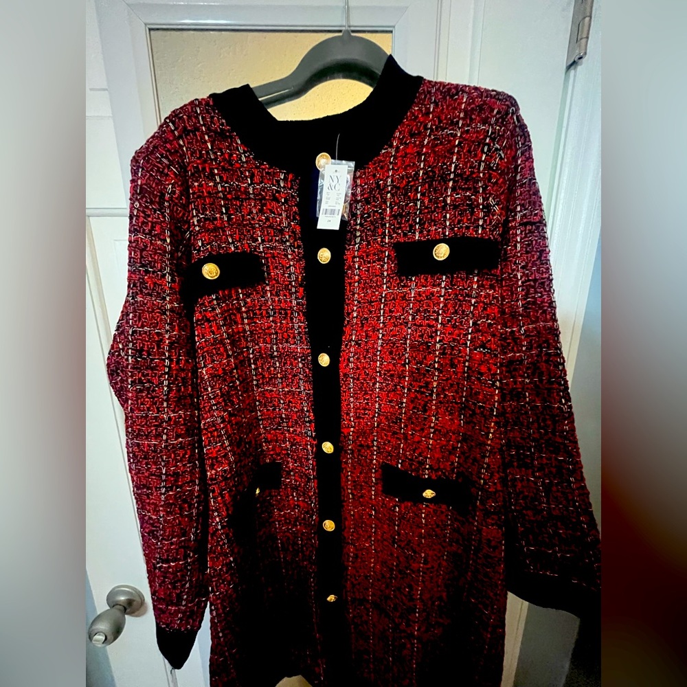 Chanel inspired New York  & Co. sweater dress